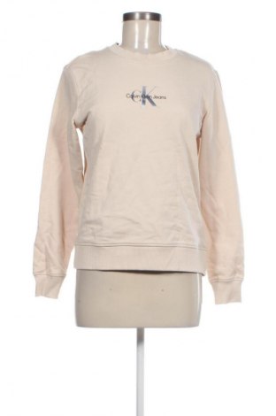 Дамска блуза Calvin Klein Jeans, Размер S, Цвят Бежов, Цена 67,99 лв.
