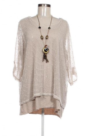 Bluză de femei Canda, Mărime L, Culoare Bej, Preț 31,99 Lei