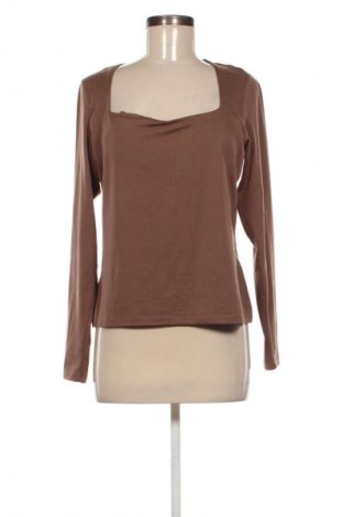 Дамска блуза H&M, Размер L, Цвят Кафяв, Цена 19,00 лв.