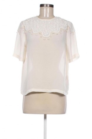 Bluzka damska H&M Conscious Collection, Rozmiar M, Kolor ecru, Cena 43,68 zł