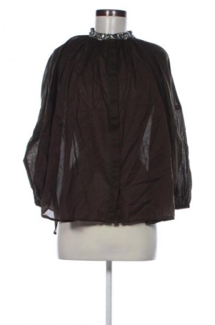 Дамска блуза H&M L.O.G.G., Размер S, Цвят Зелен, Цена 19,55 лв.