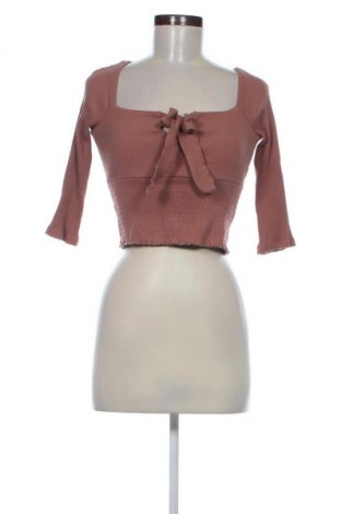 Bluză de femei NA-KD, Mărime S, Culoare Maro, Preț 89,99 Lei