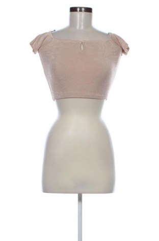 Damen Shirt Pretty Little Thing, Größe XS, Farbe Beige, Preis 9,72 €