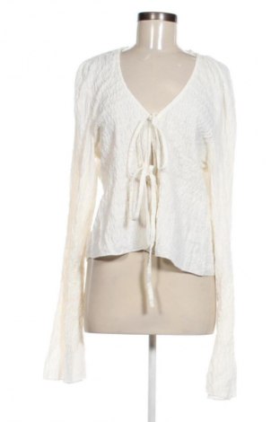 Bluză de femei Pull&Bear, Mărime M, Culoare Ecru, Preț 33,99 Lei