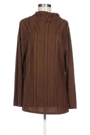 Damen Shirt SHEIN, Größe 3XL, Farbe Braun, Preis 9,72 €
