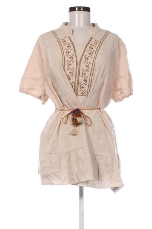 Bluzka damska SHEIN, Rozmiar XXL, Kolor Beżowy, Cena 43,68 zł