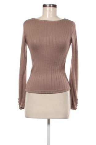 Дамска блуза Sinsay, Размер S, Цвят Кафяв, Цена 12,99 лв.