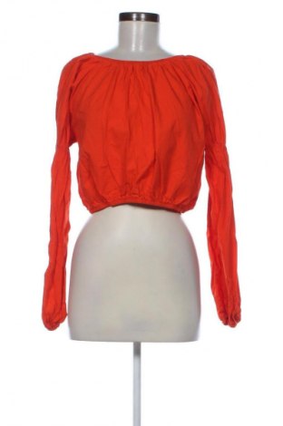 Дамска блуза Sinsay, Размер M, Цвят Оранжев, Цена 19,00 лв.