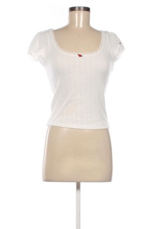 Bluză de femei Tommy Jeans, Mărime M, Culoare Alb, Preț 356,99 Lei