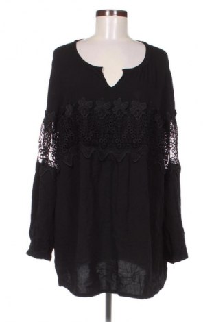 Дамска блуза Ulla Popken, Размер XXL, Цвят Черен, Цена 30,99 лв.