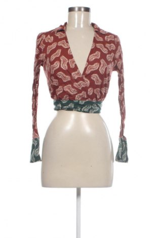 Дамска блуза Zara, Размер XS, Цвят Многоцветен, Цена 7,99 лв.