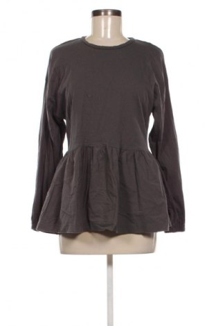 Дамска блуза Zara, Размер L, Цвят Сив, Цена 27,37 лв.