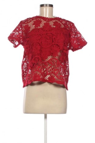 Bluză de femei Zara, Mărime L, Culoare Roșu, Preț 80,26 Lei