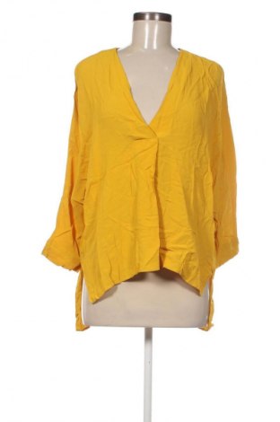 Дамска блуза Zara, Размер S, Цвят Жълт, Цена 6,99 лв.