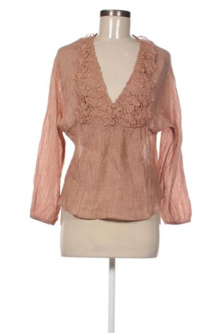 Damen Shirt Zara, Größe XS, Farbe Beige, Preis 14,00 €