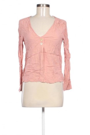 Дамска блуза Zara, Размер S, Цвят Розов, Цена 6,99 лв.