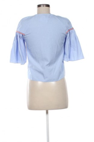 Дамска блуза Zara, Размер XS, Цвят Син, Цена 20,14 лв.
