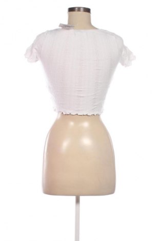 Damen Strickjacke Bershka, Größe XS, Farbe Weiß, Preis € 8,99