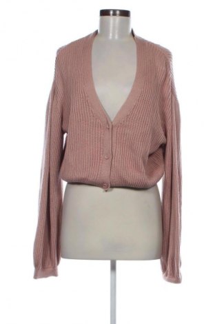 Damski kardigan NA-KD, Rozmiar S, Kolor Popielaty róż, Cena 94,38 zł