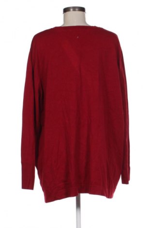 Damen Strickjacke Selection By Ulla Popken, Größe 3XL, Farbe Rot, Preis € 21,00