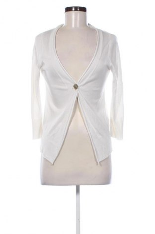 Damen Strickjacke Zara, Größe M, Farbe Weiß, Preis 13,80 €