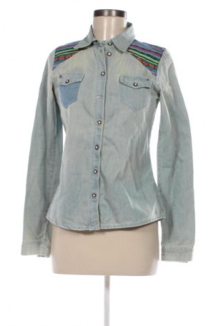 Дамска риза Bershka, Размер S, Цвят Многоцветен, Цена 5,99 лв.