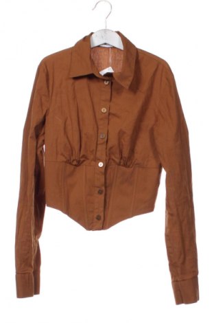 Dámska košeľa  Bershka, Veľkosť XS, Farba Hnedá, Cena  16,26 €