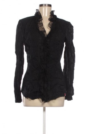 Дамска риза Edc By Esprit, Размер M, Цвят Черен, Цена 16,99 лв.