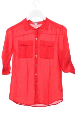 Cămașă de femei H&M, Mărime XS, Culoare Roșu, Preț 47,99 Lei
