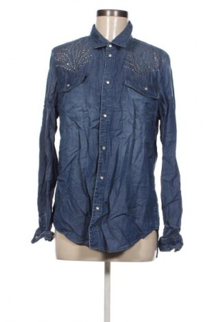Cămașă de femei H&M, Mărime M, Culoare Albastru, Preț 46,99 Lei