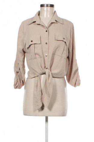 Γυναικείο πουκάμισο NEW COLLECTION, Μέγεθος M, Χρώμα  Μπέζ, Τιμή 13,99 €