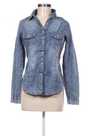 Damenbluse Regular Denim, Größe M, Farbe Blau, Preis 12,83 €