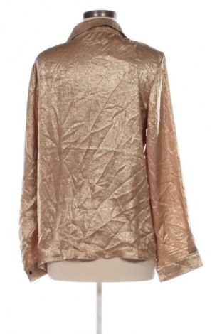 Дамска риза SHEIN, Размер L, Цвят Златист, Цена 5,99 лв.