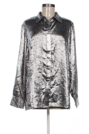 Дамска риза Tu, Размер XL, Цвят Сребрист, Цена 7,99 лв.