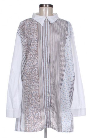Γυναικείο πουκάμισο Ulla Popken, Μέγεθος 4XL, Χρώμα Πολύχρωμο, Τιμή 30,29 €