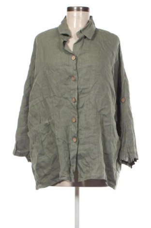 Дамска риза Unbranded, Размер XXL, Цвят Зелен, Цена 16,99 лв.