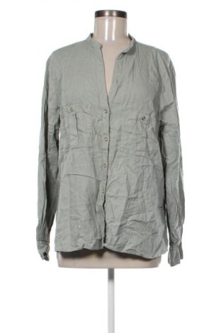 Дамска риза Zara, Размер XXL, Цвят Зелен, Цена 31,99 лв.