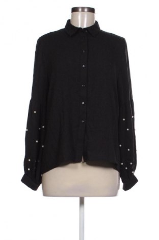 Γυναικείο πουκάμισο Zara, Μέγεθος L, Χρώμα Μαύρο, Τιμή 13,81 €