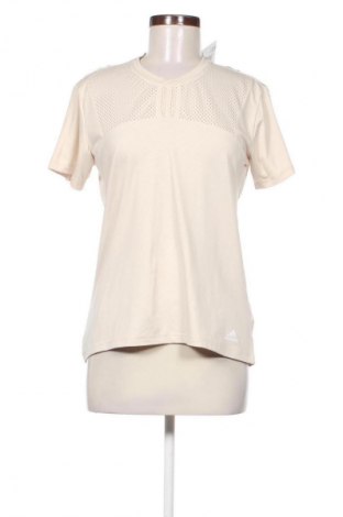 Дамска тениска Adidas, Размер M, Цвят Бежов, Цена 26,98 лв.