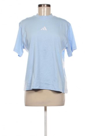 Дамска тениска Adidas, Размер L, Цвят Син, Цена 50,99 лв.