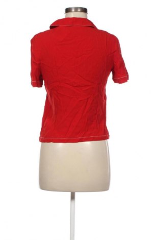 Damski T-shirt Bershka, Rozmiar S, Kolor Czerwony, Cena 31,99 zł