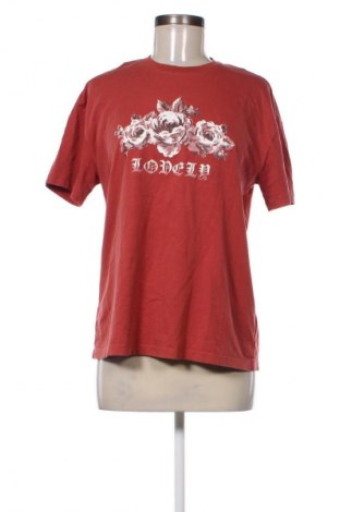 Tricou de femei Bershka, Mărime S, Culoare Maro, Preț 46,30 Lei