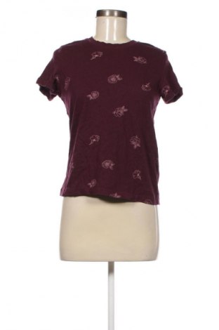 Damski T-shirt Bershka, Rozmiar S, Kolor Fioletowy, Cena 19,99 zł