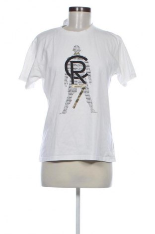 Дамска тениска CR7, Размер M, Цвят Бял, Цена 27,37 лв.