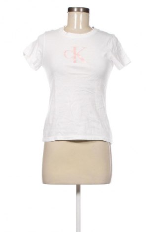 Damen T-Shirt Calvin Klein Jeans, Größe XS, Farbe Weiß, Preis € 16,99
