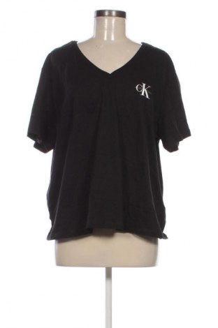 Дамска тениска Calvin Klein Jeans, Размер XXL, Цвят Черен, Цена 102,99 лв.