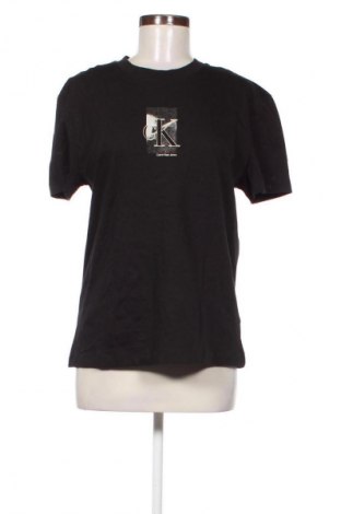 Damen T-Shirt Calvin Klein Jeans, Größe XXL, Farbe Schwarz, Preis 51,99 €