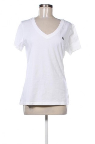 Damen T-Shirt Calvin Klein Jeans, Größe L, Farbe Ecru, Preis € 36,99
