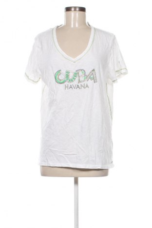 Γυναικείο t-shirt Cecil, Μέγεθος L, Χρώμα Λευκό, Τιμή 4,99 €