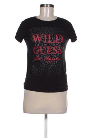 Damski T-shirt Guess, Rozmiar XS, Kolor Czarny, Cena 73,56 zł
